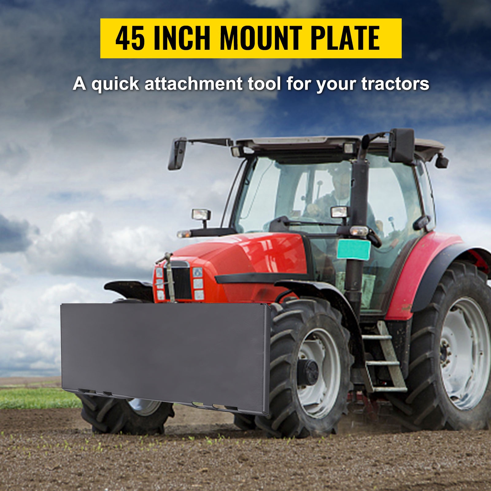 45-tuumainen kiinnityslevy