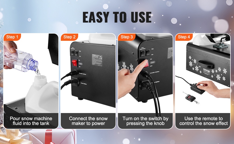 Helppokäyttöinen lumitykki