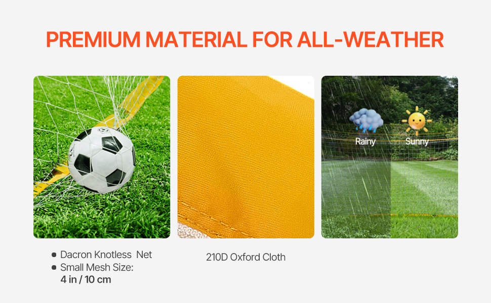 Teräs- ja lasikuiturunkoinen jalkapallomaali