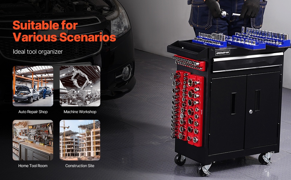 Hylsyjärjestelijän käyttö korjaamolla