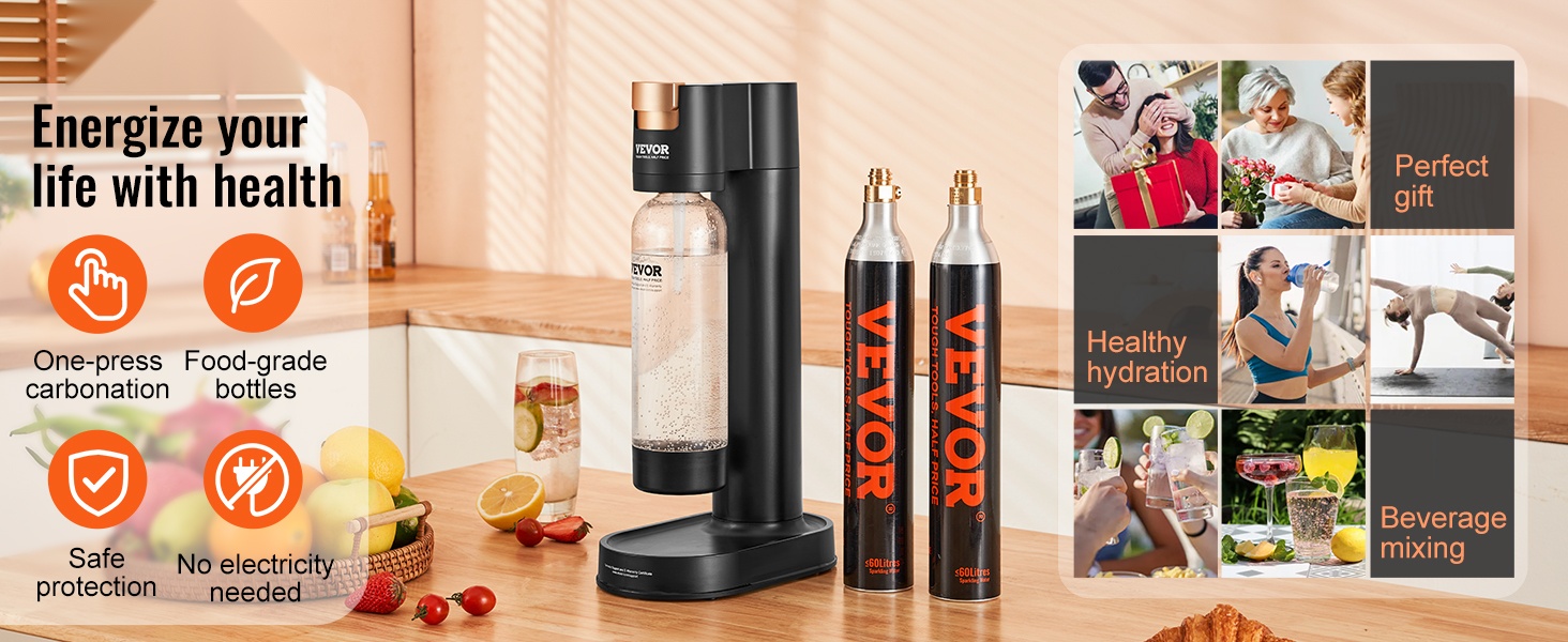 Hiilihapotuslaite kuplaveden valmistukseen