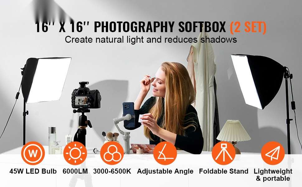 Softbox-valosetti 16x16 yleiskuva