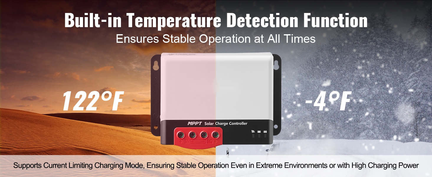 Toiminta laajalla lämpötila-alueella