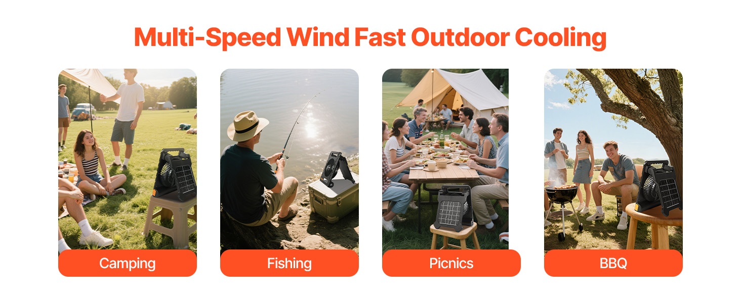 Aurinkotuuletin retkeilyyn ja grillaamiseen