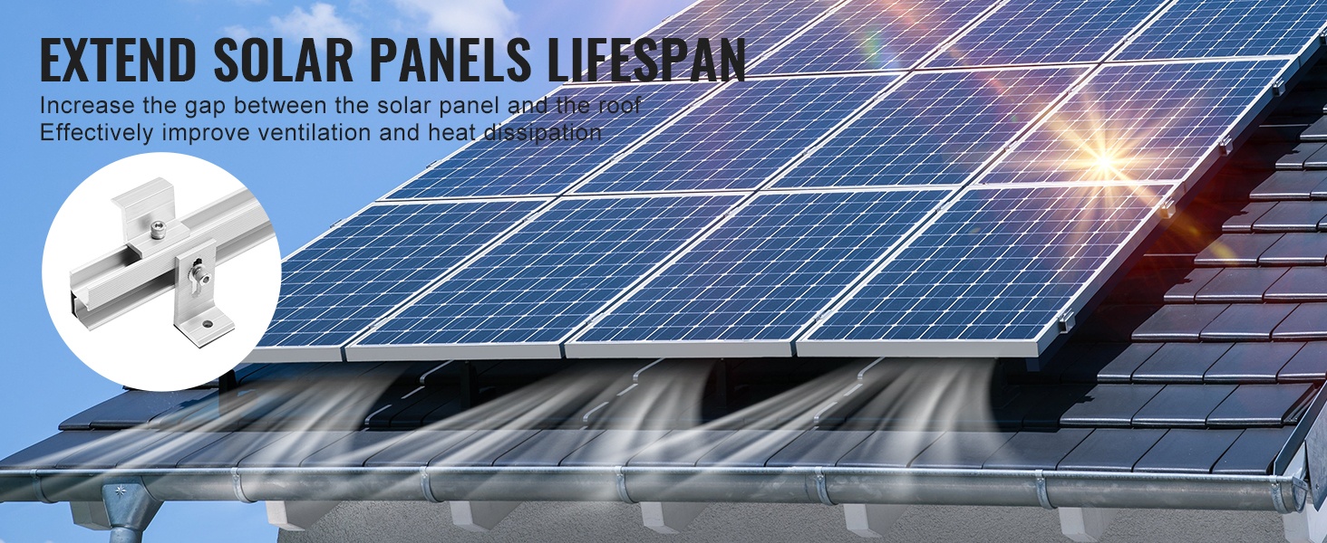 Aurinkopaneelin ja katon väliin jäävä ilmaväli