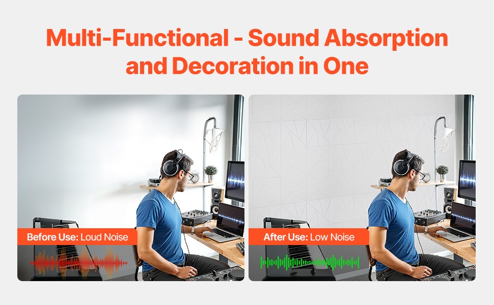 Akustiset paneelit sisätiloissa