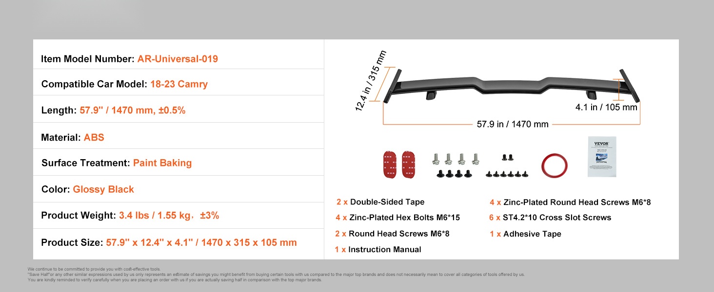 Takaspoileri eri katselukulmista