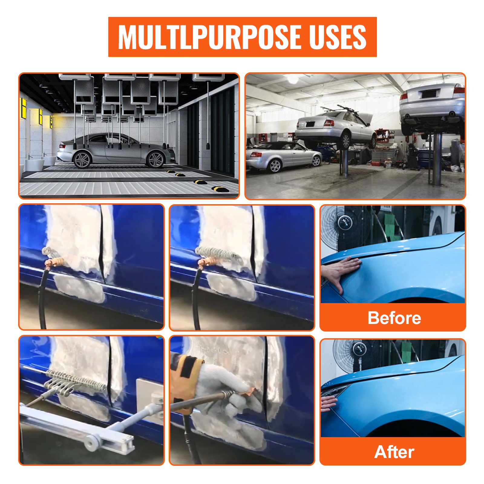 Monipuolinen käyttö autojen korjauksessa