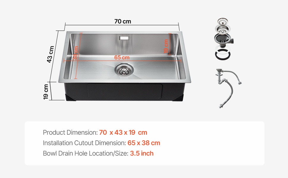 Keittiöallas asennettuna työtasoon