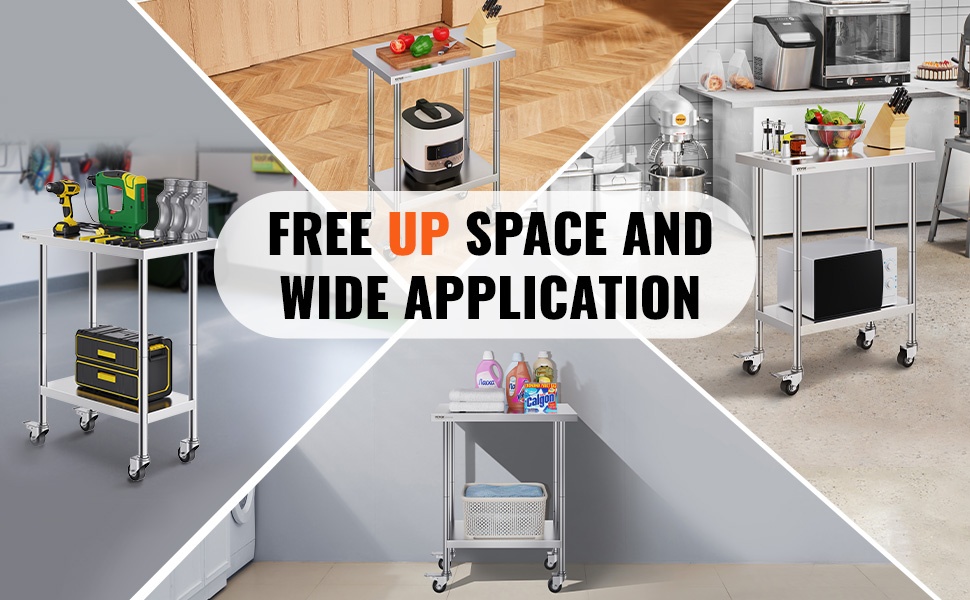 Työtason käyttö erilaisissa tiloissa