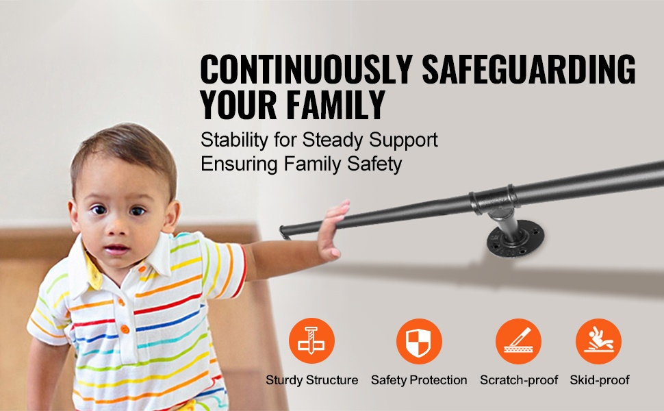 Porraskaide seinäkiinnityksellä