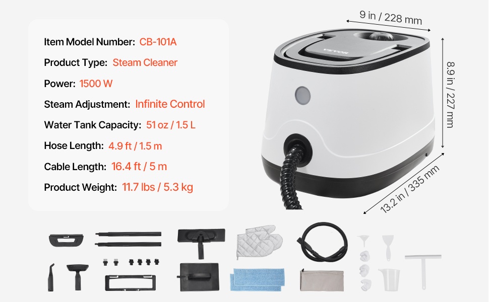 Höyrypuhdistimen käyttö eri kohteissa