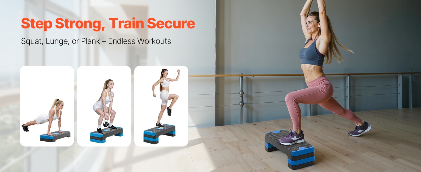 Aerobinen askelalusta vihreä näkymä 1