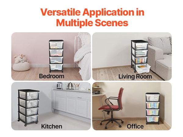 Säilytyslaatikosto makuuhuoneeseen, olohuoneeseen ja toimistoon