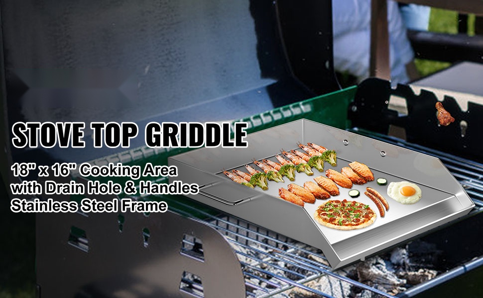 Ruostumaton teräs -grilli- ja paistolevy