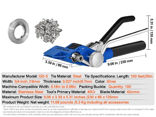 Työkalun mittapiirros