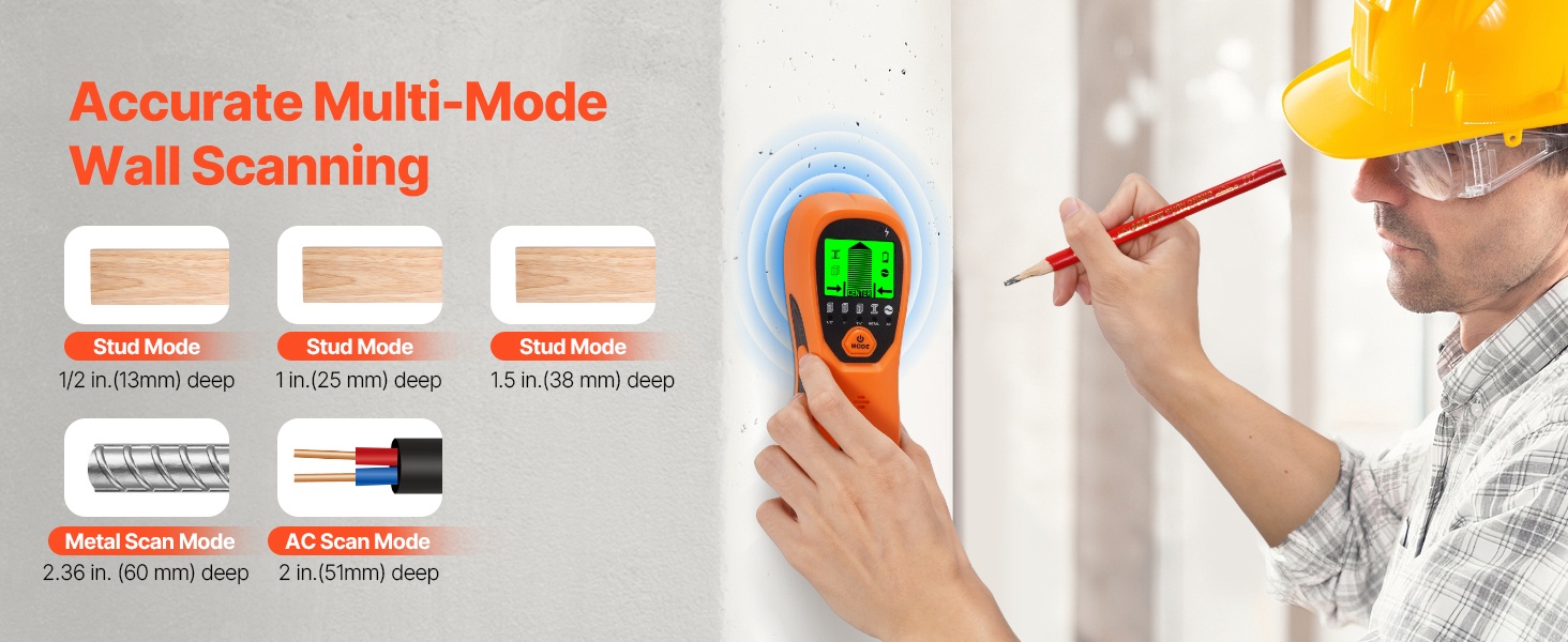 Seinäskanneri käytössä