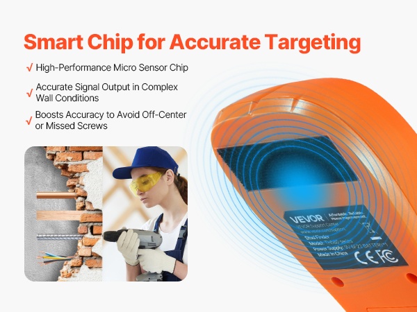 Tarkka paikannus seinärakenteissa