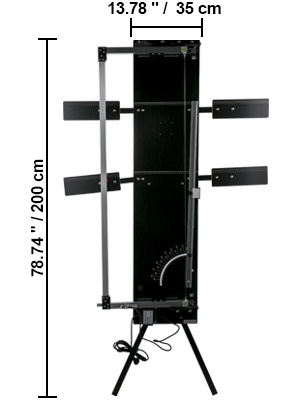 Styroksi-leikkurin mitat
