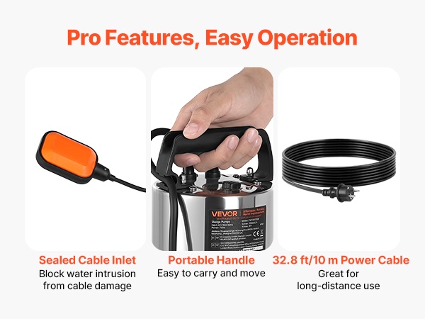 Kantokahva ja pitkä virtajohto