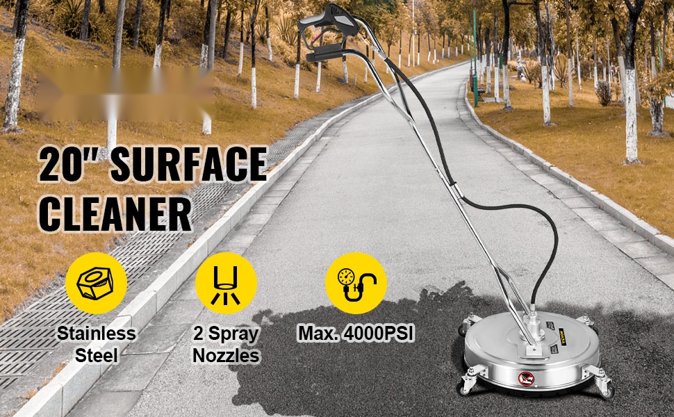 Painepesurin pyörivä pintapesuri