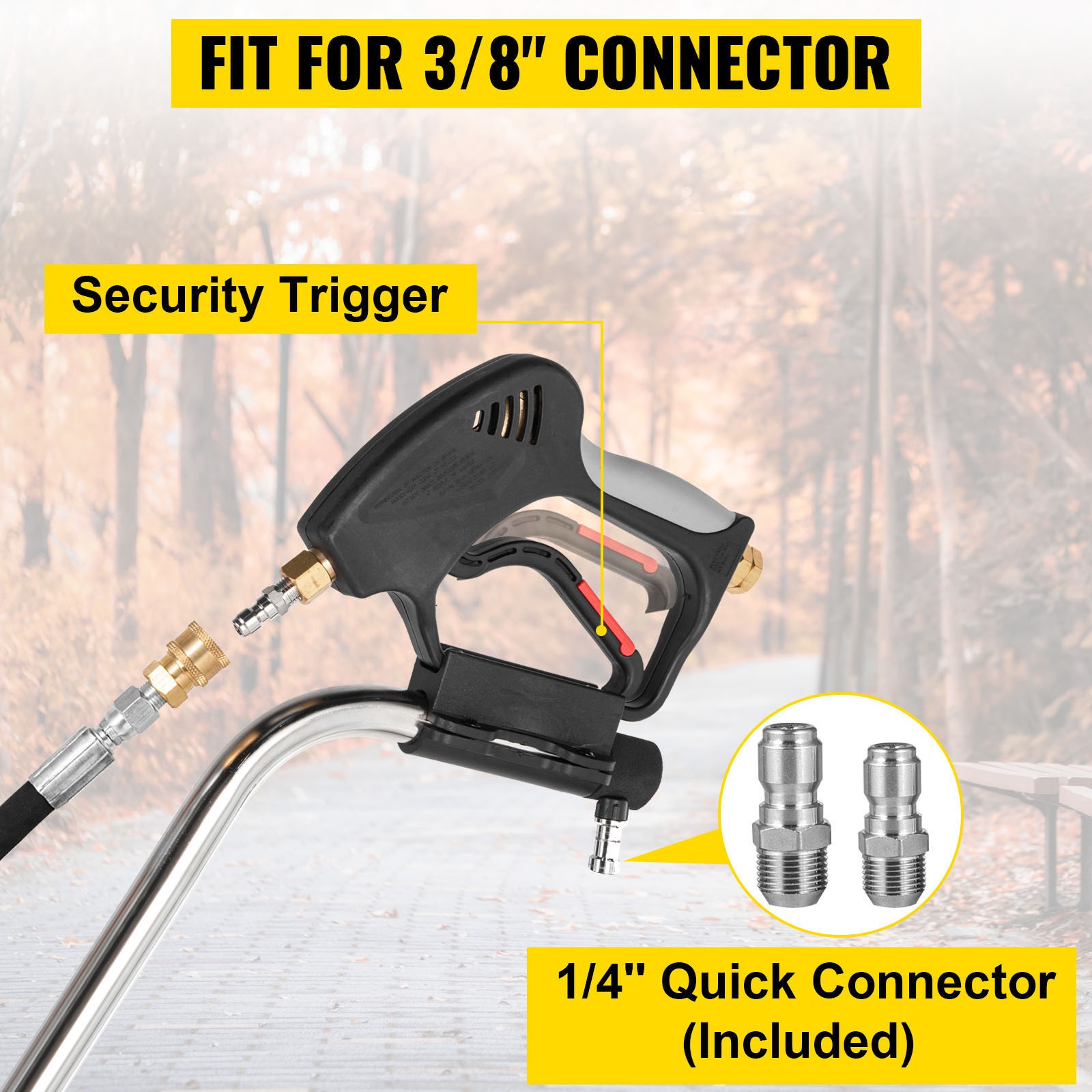 Yhteensopivuus 3/8 liittimelle