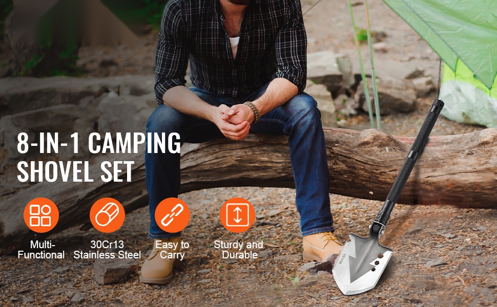 Monitoiminen selviytymis- ja retkilapio