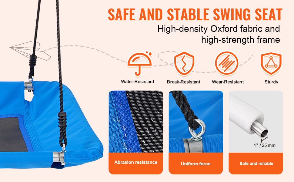 900D Oxford -kangas puukeinussa