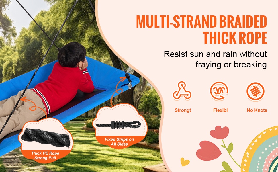 Vahvat PE-köydet puukeinussa