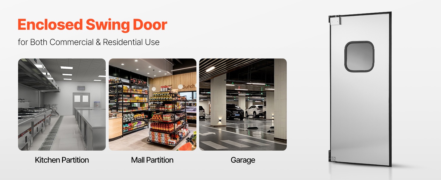 Puolikorkea heiluriovi käytössä