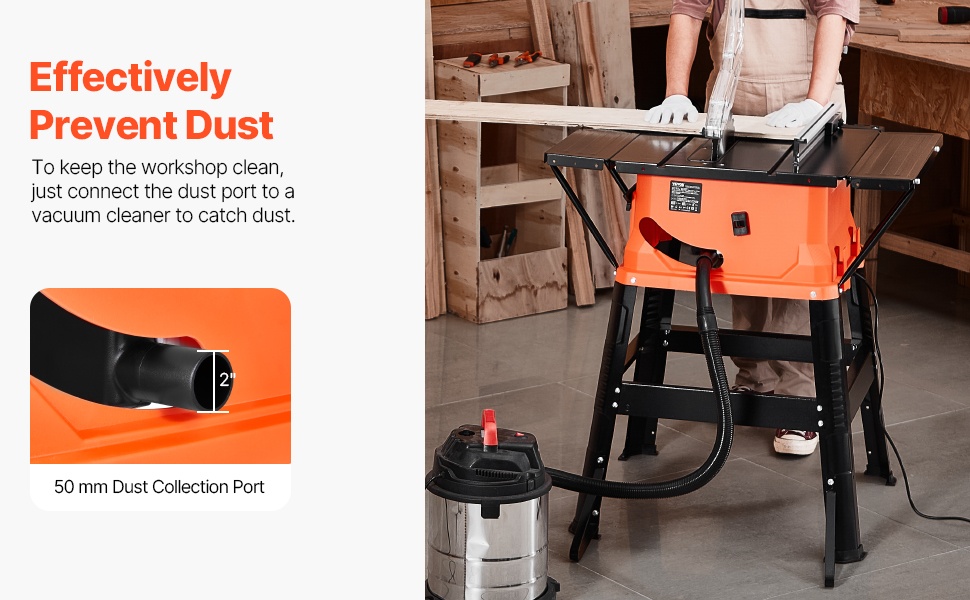 Pölynpoistoliitäntä pöytäsahassa