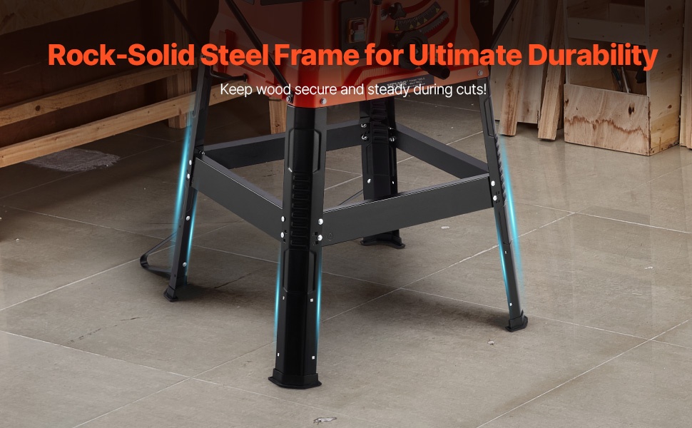 Tukeva metallinen runko ja jalusta