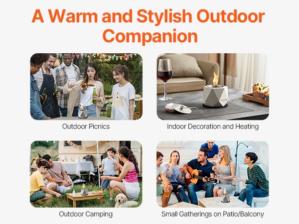 Pöytätulisijan kokoaminen ja käyttö