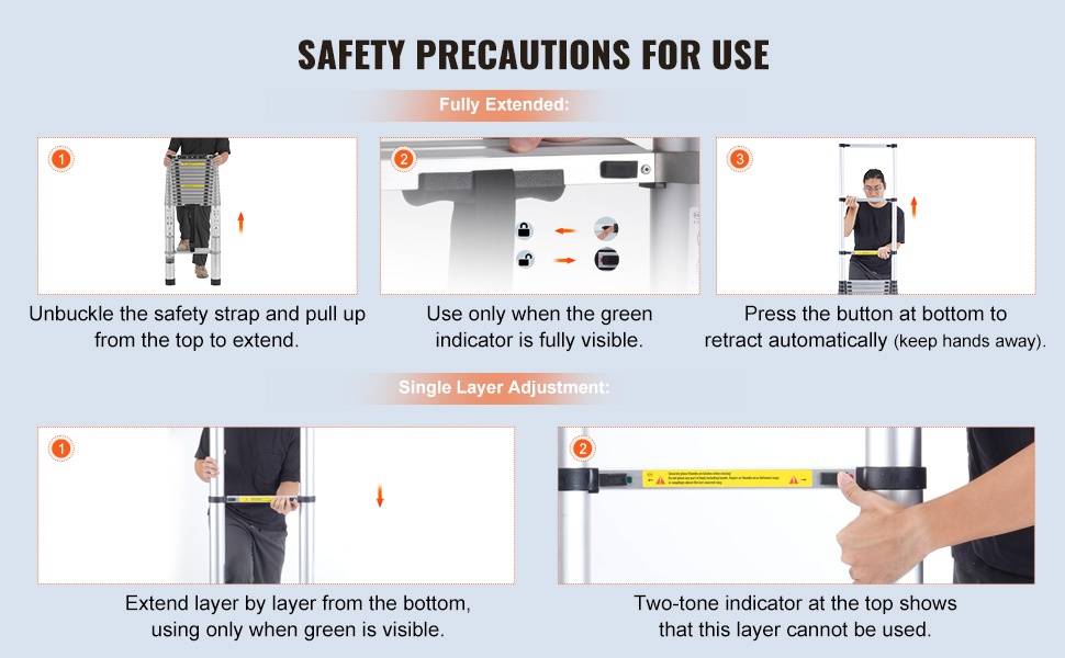 Kaksikäyttöiset liukuestotuet tikkaiden yläosassa