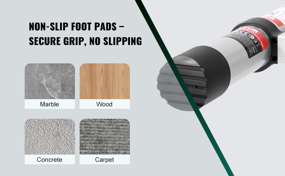 Säädettävä pituus ja lukittuvat portaat