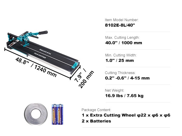 Laattaleikkurin yleiskuva