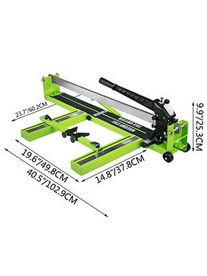 Laattaleikkurin mitat