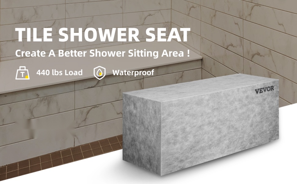 Laatoitettava suihkupenkki