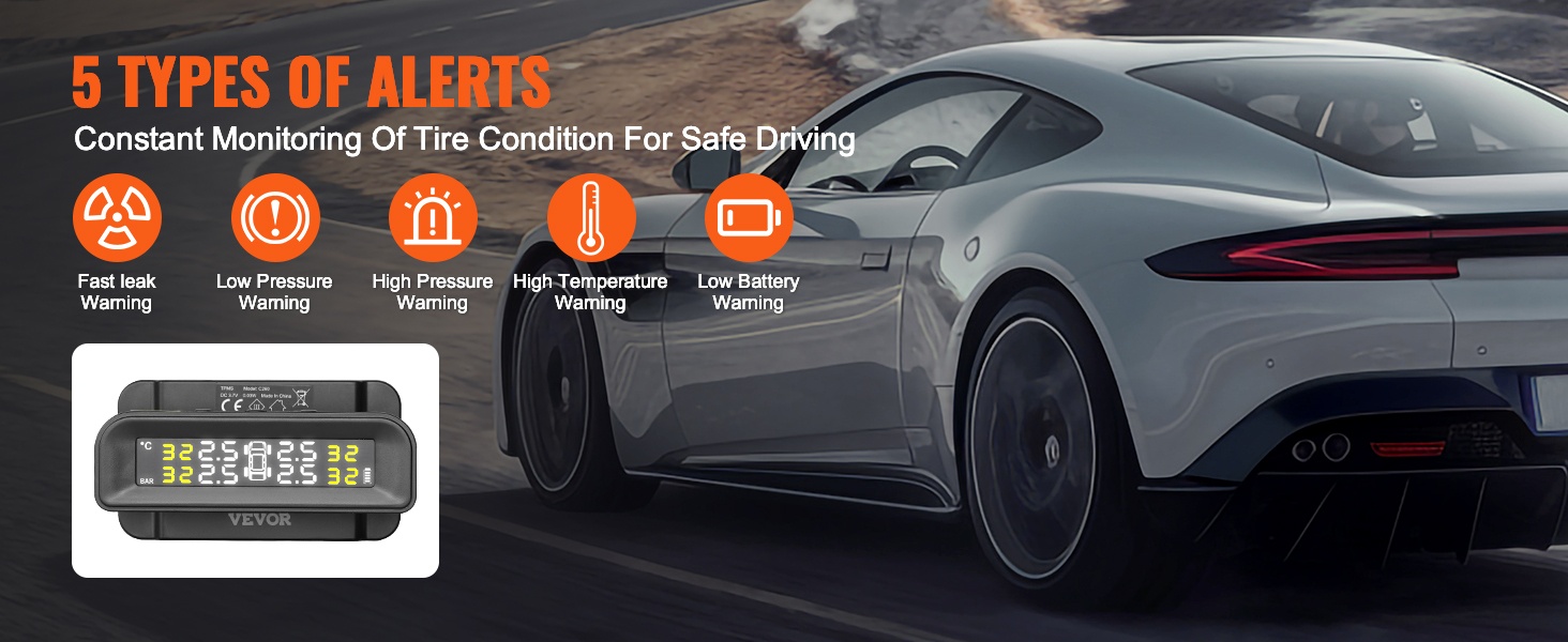 Tarkka rengaspaineen mittaus