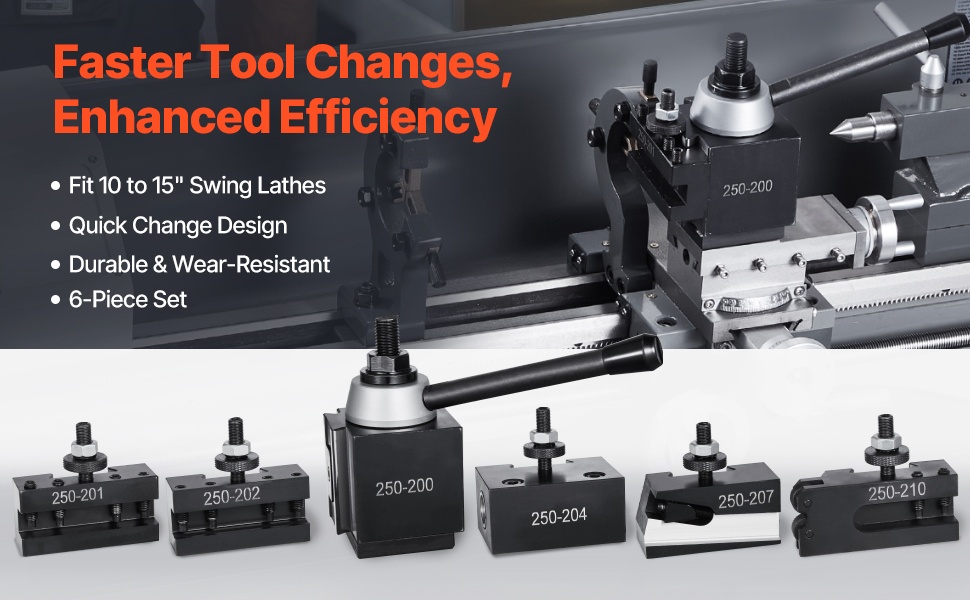 Pikavaihtotyökalupidinsarja 6 osaa