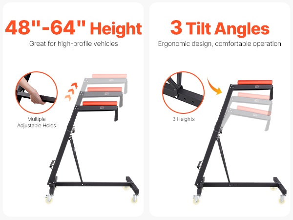 Ergonominen työasento moottoritilan päällä