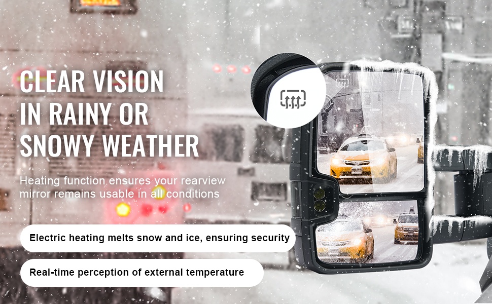 Lämmitettävä peilipinta huurtumisen ehkäisyyn