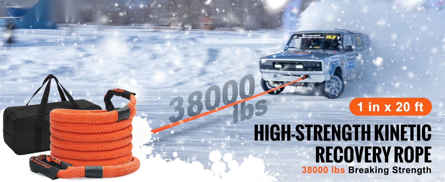 Kineettinen vetoköysi maastoajoon