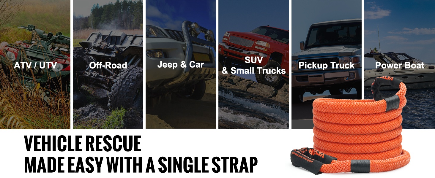 Vetoköyden käyttö mudassa ja lumessa