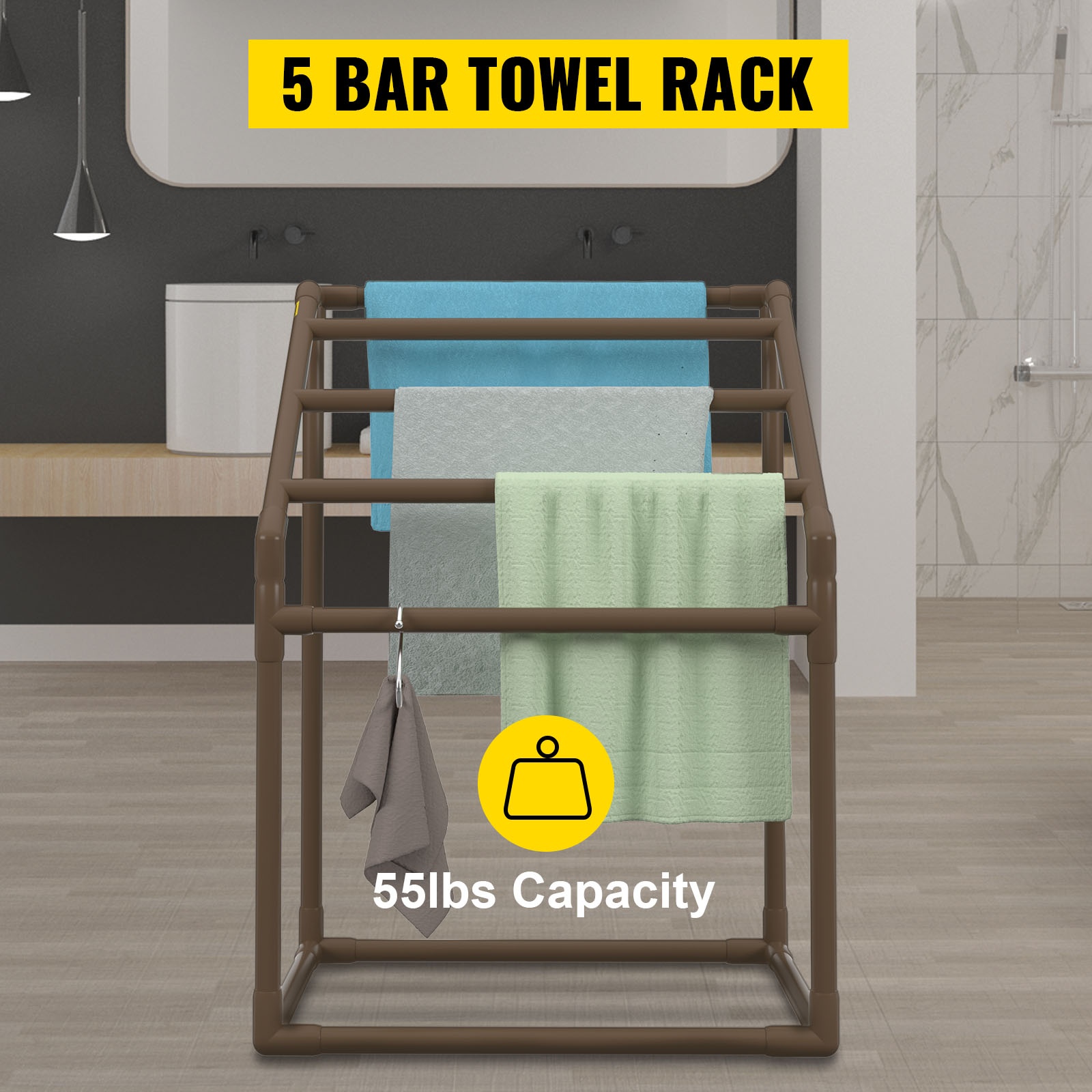 8-tankoinen pyyheteline