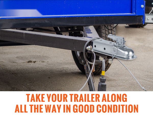 Perävaunun vetokytkin yksityiskohta