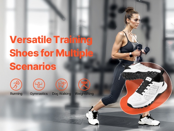 Cross training -kengät sivulta