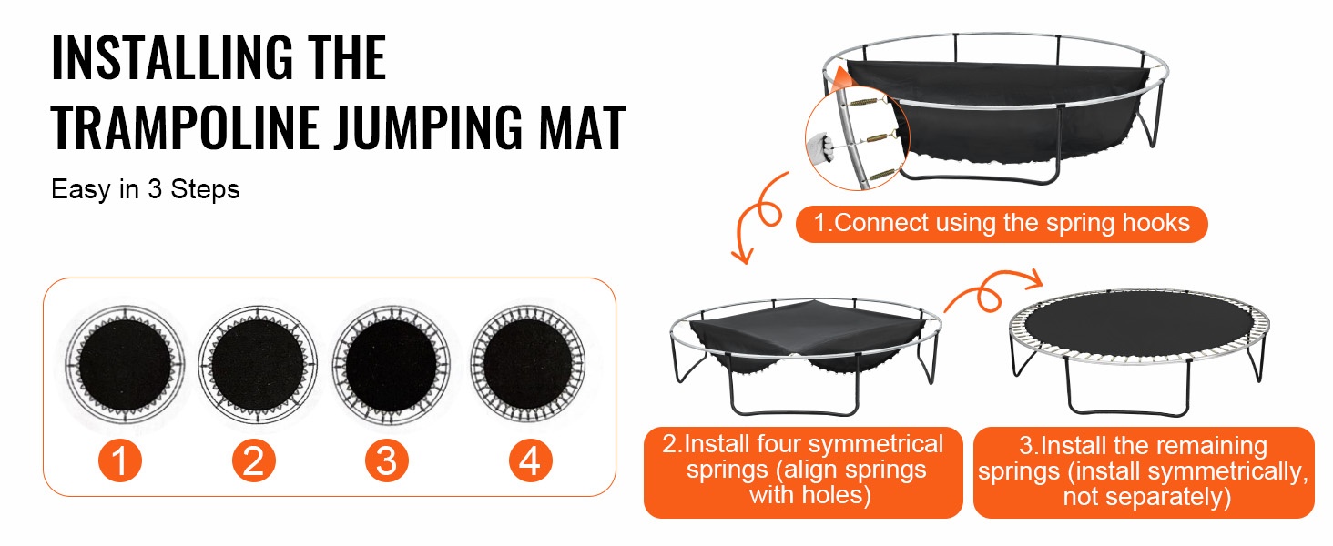 Hyppymaton asennus jousikoukun avulla