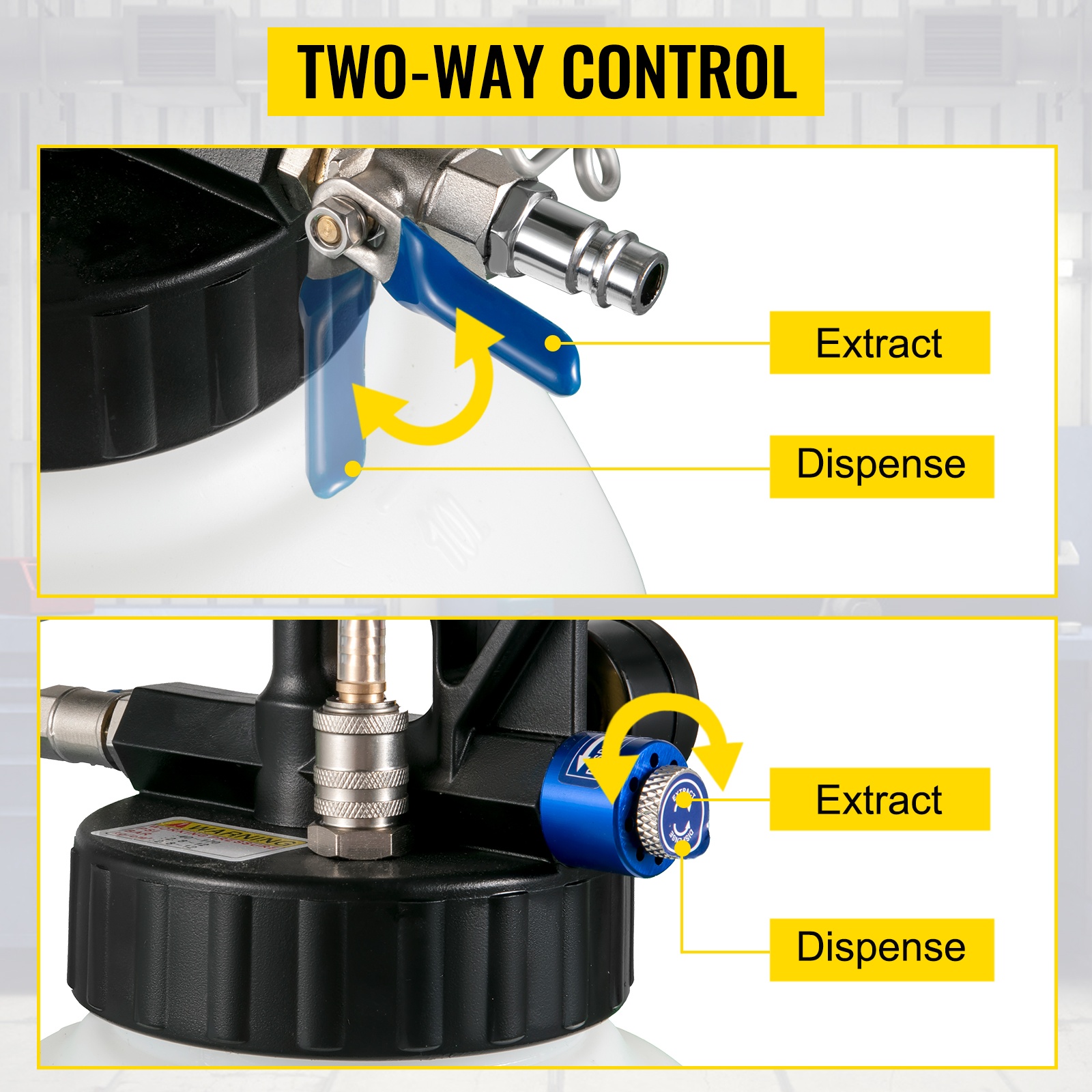 Säätöventtiilillä varustettu letku