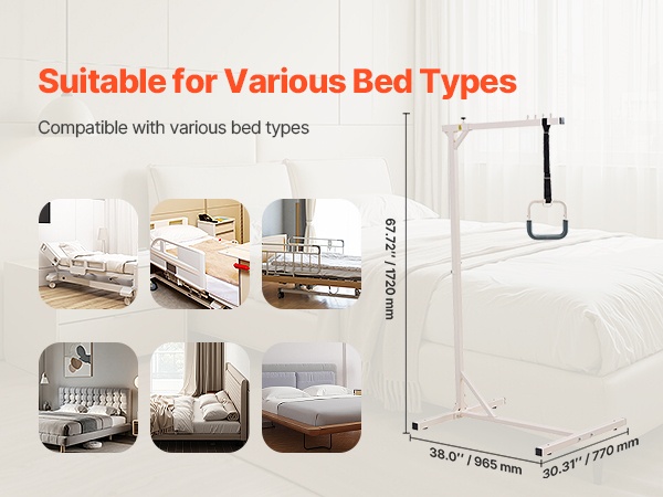 Trapetsitanko hoito- ja sairaalasänkyihin